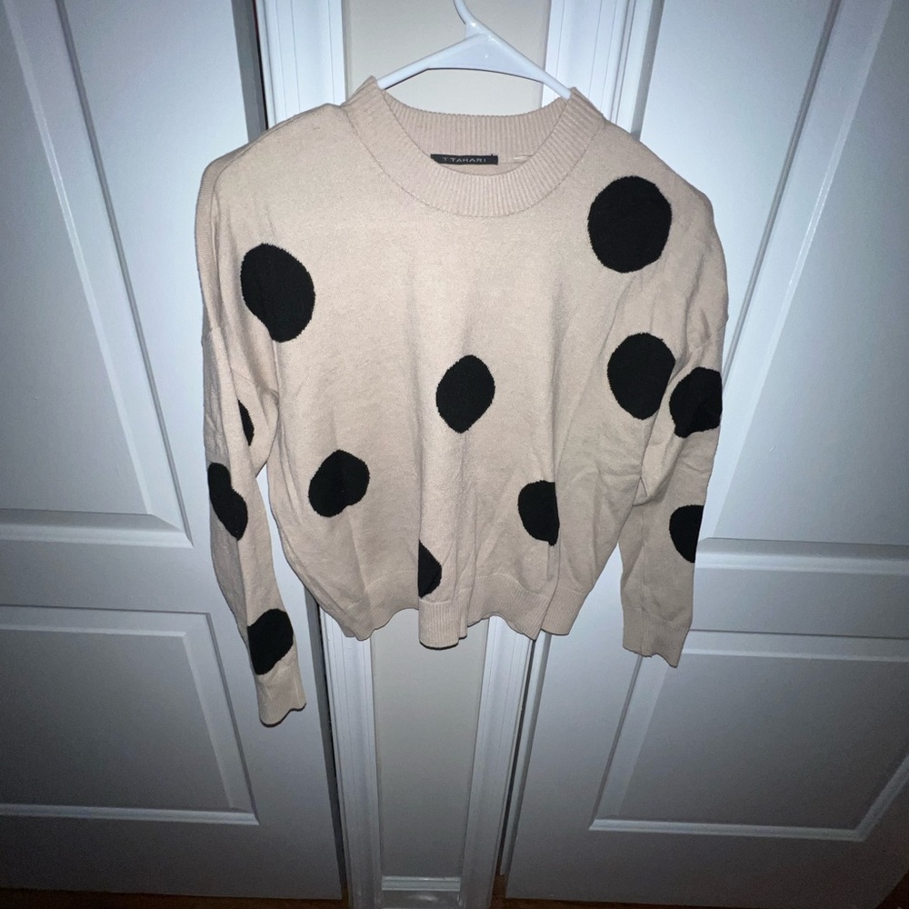 Polka dot sweater